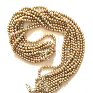 5mm gold bunch beads (12 lines)